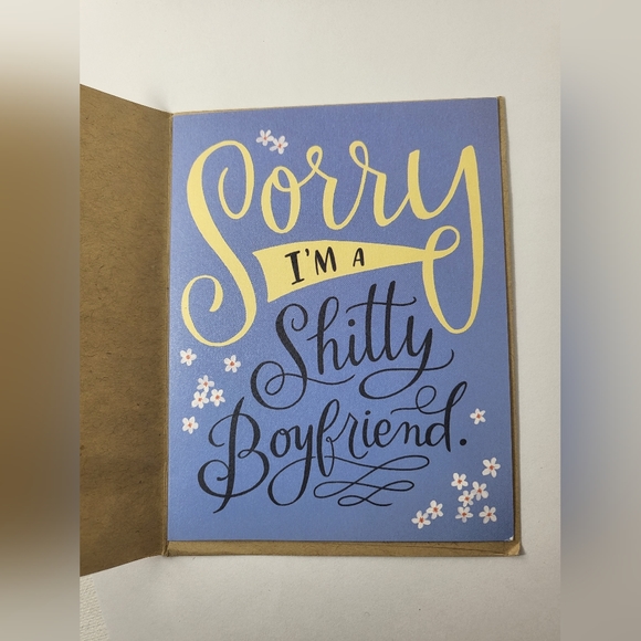 "Sorry I'm a Shi**y Boyfriend" card - Picture 10 of 10